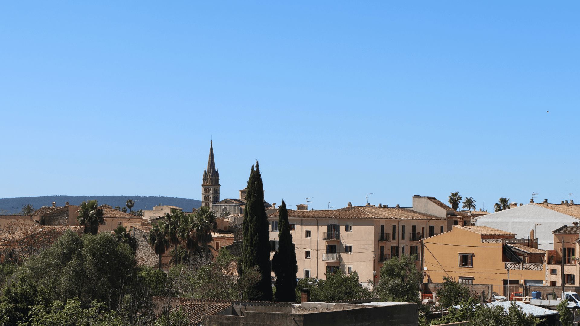 Pueblo de Binissalem, en Mallorca